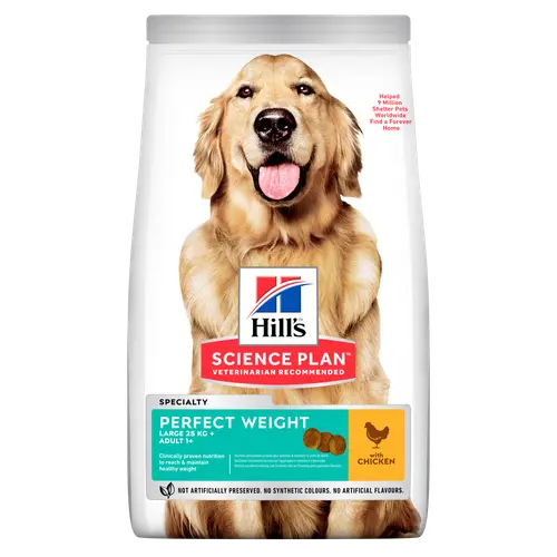 Hill’s Science Plan Perfect Weight Large Breed Adult Hundefutter mit Huhn