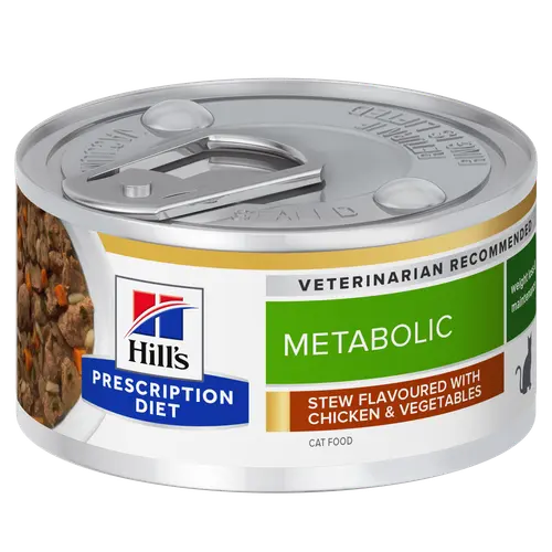 Hill's Prescription Diet Metabolic Ragout für Katzen mit Huhn und zugefügtem Gemüse